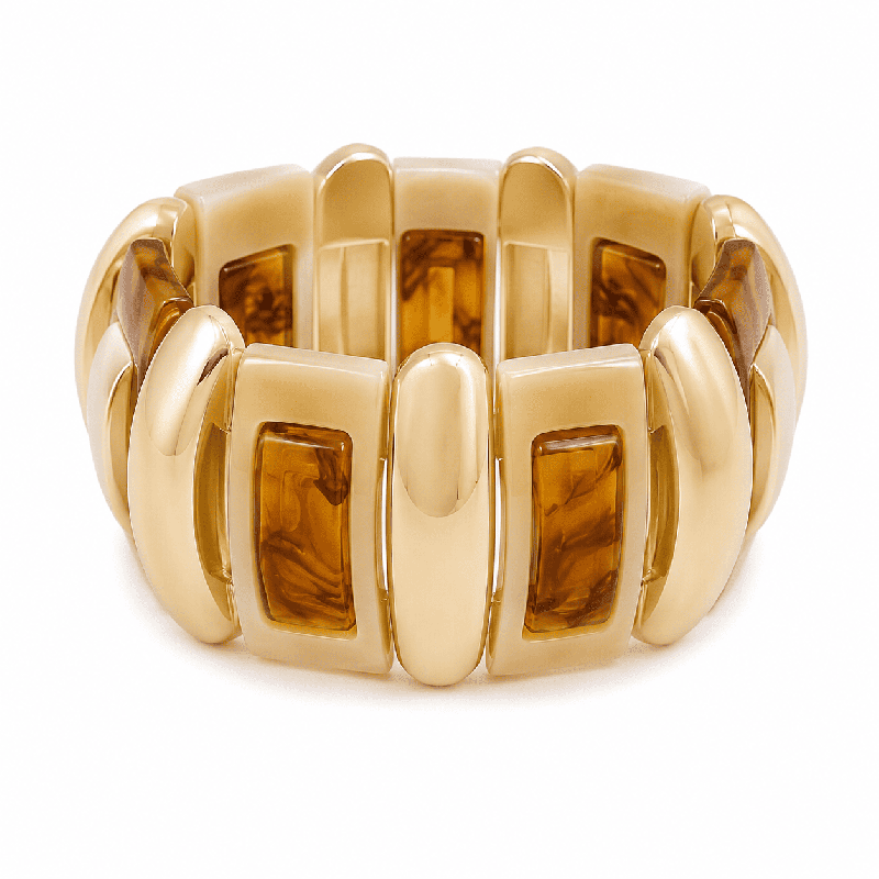 Brazalete ancho de estilo moderno y sofisticado, diseñado para aportar un toque elegante y premium a cualquier look color verde