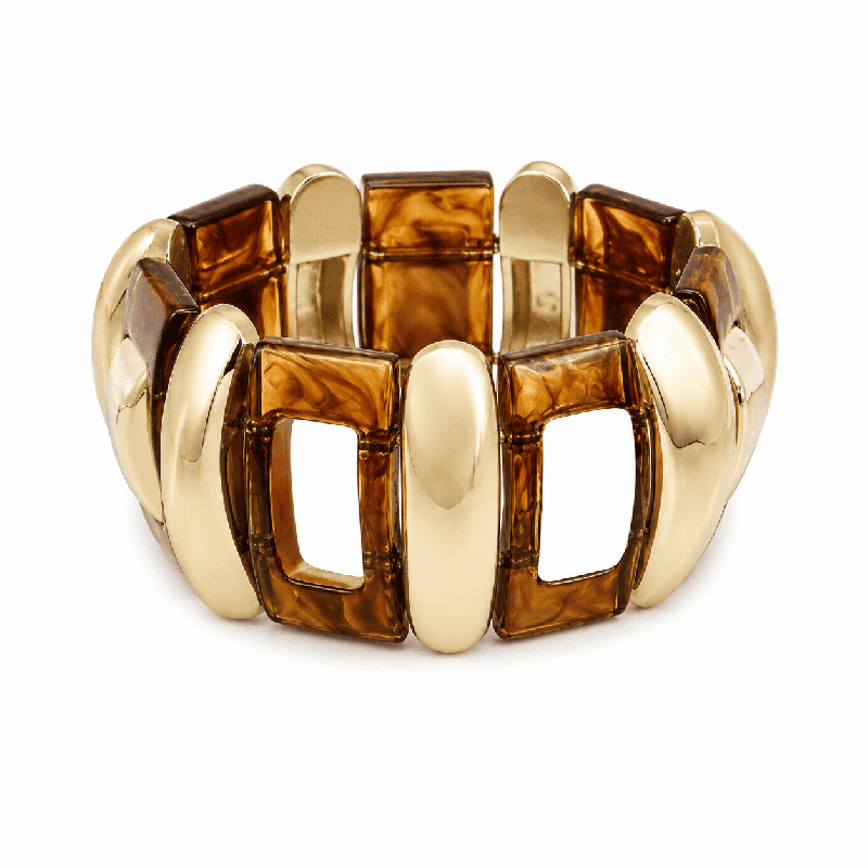 Brazalete ancho de estilo moderno y sofisticado, diseñado para aportar un toque elegante y premium a cualquier look color verde