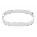 Pulsera rígida de diseño limpio y contemporáneo con acabado premium.