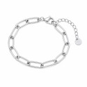 Pulsera de eslabones alargados con diseño moderno y elegante.