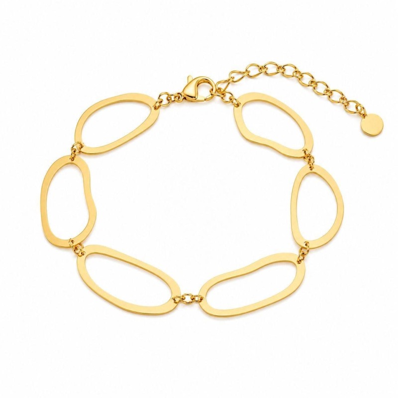 Pulsera de diseño orgánico inspirada en la belleza de las formas fluidas y naturales.