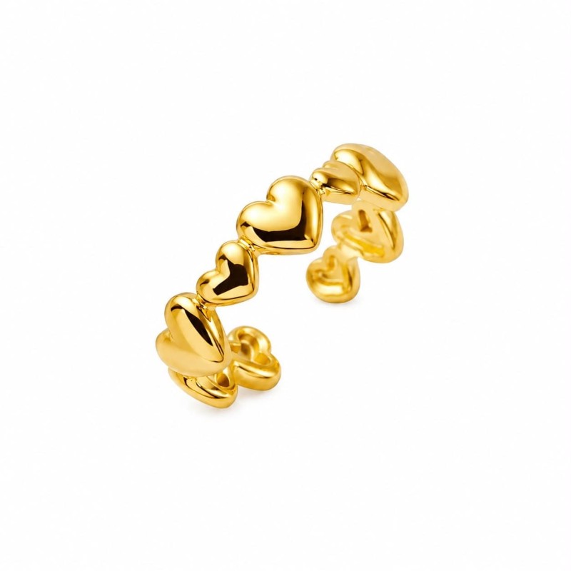 Anillo de inspiración romántica que combina delicadeza, brillo y sofisticación en una pieza llena de encanto.