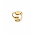 Anillo de diseño contemporáneo inspirado en las formas orgánicas y fluidas de la naturaleza.