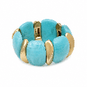 Brazalete ancho de estilo moderno y sofisticado, diseñado para aportar un toque elegante y premium a cualquier look color verde